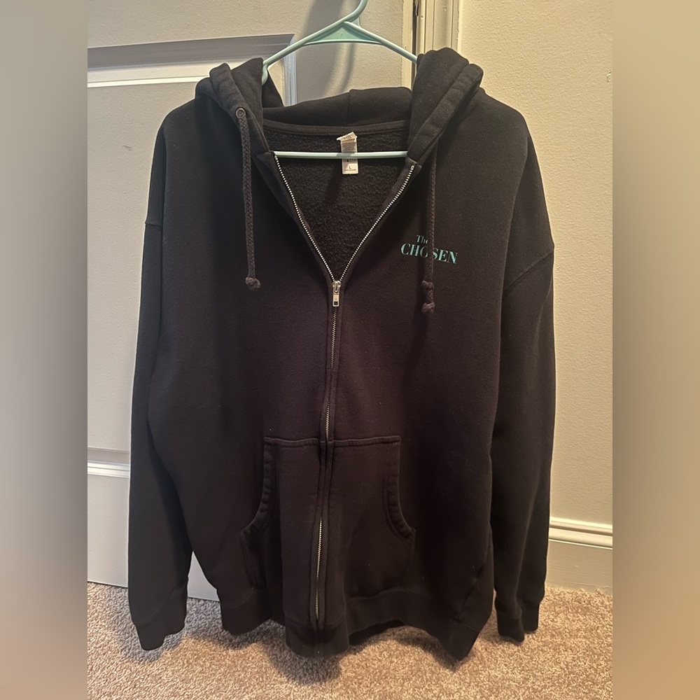 The Chosen Black Zip Up Hoodie